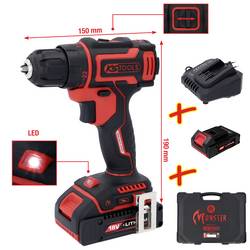 KS Tools aku vrtací šroubovák, 18 V, 2 Ah Li-Ion 515.6400
