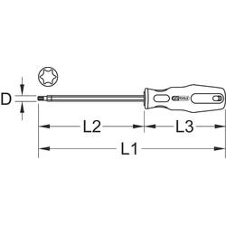 KS Tools 962.0933 šroubovák Torx Velikost šroubováku T 8 1 ks