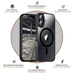 JT Berlin Case Apple iPhone 17 černá, transparentní Kompatibilní s MagSafe, odolné vůči nárazům 11159