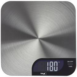 TFA Dostmann CHEESECAKE kuchyňská váha digitální Max. váživost=5199 g nerezová ocel 200 x 200 x 15