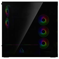Arctic Xtender midi tower PC skříň, herní pouzdro černá