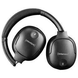 Intenso Over-Ear O400HA black 3740400 sluchátka uzavřená (Over Ear) Bluetooth® stereo černá Potlačení hluku složitelná Počítače