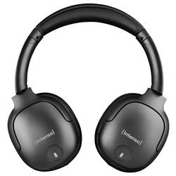 Intenso Over-Ear O400HA black 3740400 sluchátka uzavřená (Over Ear) Bluetooth® stereo černá Potlačení hluku složitelná Počítače