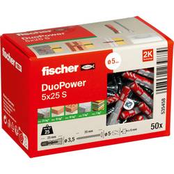 Fischer 535458 DUOPOWER 5x25 S LD 2komponentní hmoždinka 25 mm 5 mm 50 ks