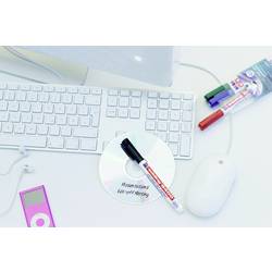 Edding EDDING - 8400 CD-Marker farbsortiert 0.5 - 1.0 mm 4 St. 4-8400-4-2 popisovač na CD/DVD černá, zelená, červená, modrá 0.5 mm, 1 mm