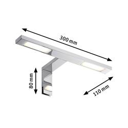 Paulmann Hook 99385 LED osvětlení zrcadla 6.4 W teplá bílá chrom