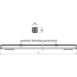 Pracht 9131181-KATLA_REMADE LED světlo do vlhkých prostor LED pevně vestavěné LED 55 W bílá bílá