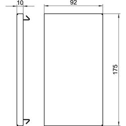OBO Bettermann 6277770 montážní příslušenství (š x h) 170 mm x 90 mm 1 ks čistě bílá