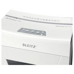 Leitz IQ 10X Protect Premium P4 skartovačka 10 listů na kousky 4 x 40 mm P-4 18 l Křížový řez sponky do sešívačky, kancelářské sponky