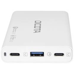 Dicota Desktop USB nabíječka, GaN, USB-C®, USB-C®, USB A, 65 W, bílá