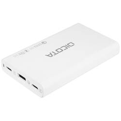 Dicota Desktop USB nabíječka, GaN, USB-C®, USB-C®, USB A, 65 W, bílá