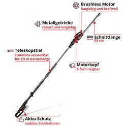 Einhell Professional GP-HH 18/50 Li T BL-Solo Aku nůžky na živý plot bez nabíječky, bez akumulátoru 18 V 550 mm