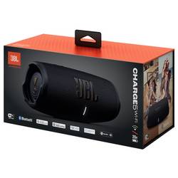 JBL Charge 5 Wifi Bluetooth® reproduktor prachotěsný, vodotěsný, outdoor, Funkce powerbanky černá