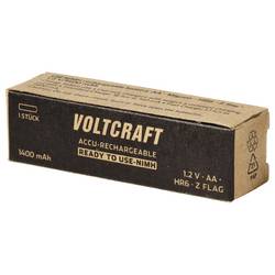 VOLTCRAFT akumulátor AA AA pájecí špička ve tvaru Z, odolné vůči vysokým proudům Ni-MH 1.2 V 1400 mAh 1 ks
