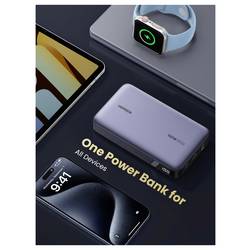 UGREEN 25188 powerbanka Li-Ion, 20000 mAh, USB-C®, USB, šedá