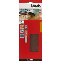 kwb 815180 brusný papír Zrnitost 180 (d x š) 230 mm x 93 mm 10 ks