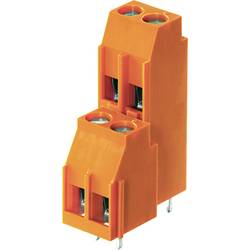 Weidmüller 1977500000 dvojřadá svorka 4 mm² Pólů 12 oranžová 50 ks