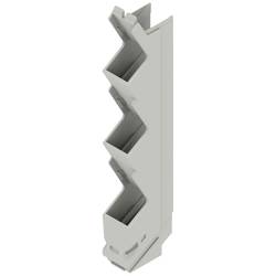 Weidmüller CH20M12 S PPP AGY 3747 2554690000 univerzální pouzdro 105.49 x 12.5 x 22.83 x 105.5 plast šedá 14 ks Piece