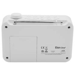 Pure Elan One2 Cotton White EU/UK/AU 252518 kapesní rádio, DAB+, FM, Bluetooth, DAB+, bílá
