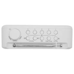 Pure Elan One2 Cotton White EU/UK/AU 252518 kapesní rádio, DAB+, FM, Bluetooth, DAB+, bílá