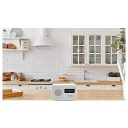 Pure Elan One2 Cotton White EU/UK/AU 252518 kapesní rádio, DAB+, FM, Bluetooth, DAB+, bílá