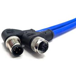 Mueller Electric C4BD81M010 konektor akčního/snímacího členu , C4BD81M010, piny: 4, 10 m, 1 ks