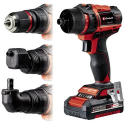 Einhell Power X-Change TE-CD 18/45 3X-Li +22 aku vrtací šroubovák, 18 V, 2 Ah vč. úhlového adaptéru , vč. nabíječky, akumulátor, 4513990
