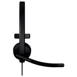 Logitech LOGI H570e Mono Teams version Headset Headset otevřená (On Ear) kabelová mono černá Redukce šumu mikrofonu headset, Tlačítko Microsoft Teams,