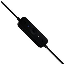 Logitech LOGI H570e Mono Teams version Headset Headset otevřená (On Ear) kabelová mono černá Redukce šumu mikrofonu headset, Tlačítko Microsoft Teams,