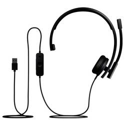 Logitech LOGI H570e Mono Teams version Headset Headset otevřená (On Ear) kabelová mono černá Redukce šumu mikrofonu headset, Tlačítko Microsoft Teams,