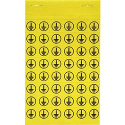 Weidmüller 1685690002 SYMBOL-PACK 14X14 ERDE kabelové značení 14 x 14 mm Barva aktivního pole: žlutá počet štítků: 480