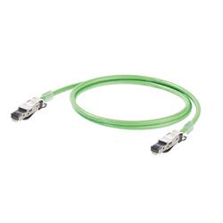 Weidmüller 1173030020 RJ45 síťové kabely, propojovací kabely CAT 5e SF/UTP 2.00 m zelená samozhášecí, s ochranou 1 ks