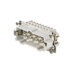 HDC insert, Male, 830 V, 20 A, No. of poles: 8, Screw connection, Size: 6