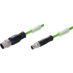 Weidmüller SAIL-M12GM12SG-4S3.0UIE datový zástrčkový konektor pro senzory - aktory, upravený, 1296800300, piny: 4, 3.00 m, 1 ks