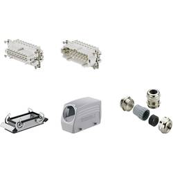 RockStar&reg; HDC kits-Heavy Duty Connectors, Kit, HE, Size: 6, Poles: 1, Screw connection, 500 V, 16 A, diecast aluminium, metric