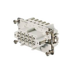 HDC insert, Female, 500 V, 16 A, No. of poles: 10, Tension clamp connection, Size: 4
