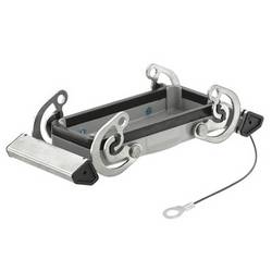 HDC enclosures, Size: 6, Protection degree: IP 65, Cover for upper part of housing, Side-locking clamp on lower side, Standard HDC 16B DMDQ 2QB Weidmüller