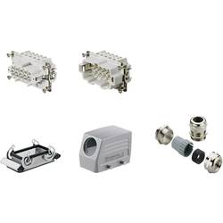 RockStar&reg; HDC kits-Heavy Duty Connectors, Kit, HE, Size: 4, Poles: 1, Screw connection, 500 V, 16 A, diecast aluminium, PG