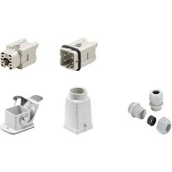 RockStar&reg; HDC kits-Heavy Duty Connectors, Kit, HA, Size: 1, Poles: 1, Screw connection, 250 V, 22 A, PG