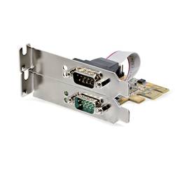 StarTech.com 2-Port PCI Express 2 porty sériová zásuvná karta RS232 PCIe x1