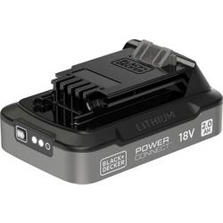Black & Decker BDL2018S-XJ náhradní akumulátor pro elektrické nářadí 18 V 2 Ah Li-Ion