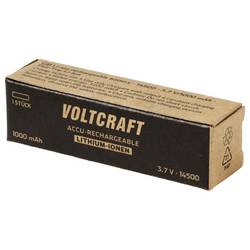 VOLTCRAFT speciální akumulátor 14500 Flat-Top Li-Ion 3.7 V 1000 mAh 1 ks