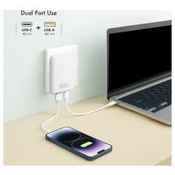 LogiLink PA0368 USB nabíječka, USB-A zásuvka, USB-C® zásuvka, Quick Charge 4.0, Power Delivery 3.0, bílá