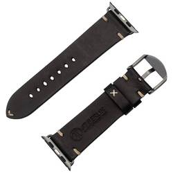 JT Berlin Watchband Alex II Vintage náramek 42 mm, 44 mm, 45 mm, 46 mm M černá, Space Grau Watch Series 1, Watch Series 2, Watch Series 3, Watch Series 4,