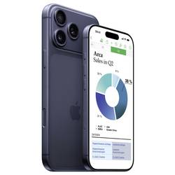 Apple iPhone 17 Pro iPhone 1 TB, 16 cm (6.3 palec), tmavě modrá , iOS 26, dual SIM