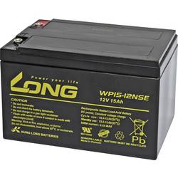 Long WP15-12NSE-M olověný akumulátor olověný se skelným rounem 15 Ah 12 V 1 ks