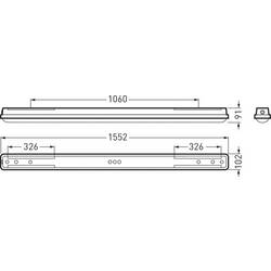 Trilux OleveonF 1.5#7126640 LED světlo do vlhkých prostor LED 44 W bílá šedá