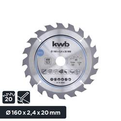 kwb 584557 tvrdokovový pilový kotouč 160 x 20 mm 1 ks