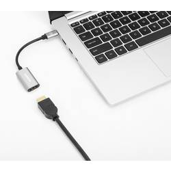 Manhattan USB adaptér HDMI 2.0 Zásuvka HDMI-A, USB-C ® zástrčka 0.11 m vesmírná šedá 153973