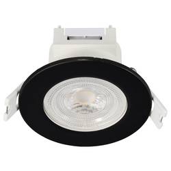 Sygonix SY-6418010 LED vestavné svítidlo, LED, LED, 5.5 W, černá, sada 3 ks